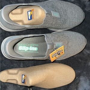 Skechers Women's Hands Free Slip-ins Go Walk 6-Fabulous View Sneaker - Grey